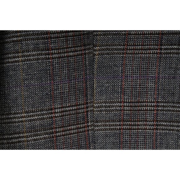 Etro Mens Houndstooth Jacket Size XL IT 56 Gray Wool Blazer Single Breasted Coat - Picture 7 of 15
